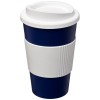 Americano® 350 ml insulated tumbler with grip in Blue_white