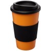 Americano® 350 ml insulated tumbler with grip in Orange_black