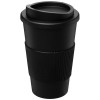 Americano® 350 ml insulated tumbler with grip in Solid Black