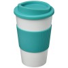 Americano® 350 ml insulated tumbler with grip in White_aqua