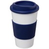 Americano® 350 ml insulated tumbler with grip in White_blue