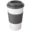Americano® 350 ml insulated tumbler with grip in White_grey