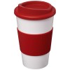 Americano® 350 ml insulated tumbler with grip in White_red