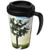 Brite-Americano® grande 350 ml insulated mug in Solid Black