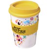 Brite-Americano® Medio 300 ml tumbler with grip in Yellow