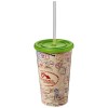 Brite-Americano® 350 ml double-walled stadium cup in Lime