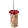 Brite-Americano® 350 ml double-walled stadium cup in Red