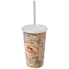 Brite-Americano® 350 ml double-walled stadium cup in White