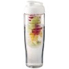 H2O Active® Tempo 700 ml flip lid sport bottle & infuser in Transparent