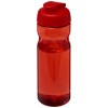 H2O Active® Base 650 ml flip lid sport bottle in Red