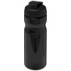H2O Active® Base 650 ml flip lid sport bottle in Solid Black