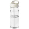 H2O Active® Base 650 ml spout lid sport bottle in Ivory Cream