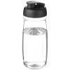 H2O Active® Pulse 600 ml flip lid sport bottle in Transparent