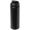 Baseline® Plus 750 ml flip lid sport bottle in Solid Black