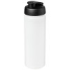Baseline® Plus grip 750 ml flip lid sport bottle in Transparent