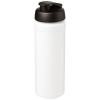 Baseline® Plus grip 750 ml flip lid sport bottle in White
