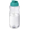 H2O Active® Big Base 1 litre flip lid sport bottle in Aqua