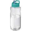 H2O Active® Big Base 1 litre spout lid sport bottle in Aqua