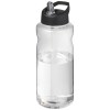 H2O Active® Big Base 1 litre spout lid sport bottle in Solid Black
