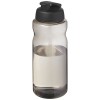 H2O Active® Eco Big Base 1 litre flip lid sport bottle in Charcoal