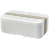 MIYO Renew single layer lunch box in Ivory White