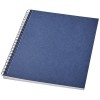 Desk-Mate® A5 colour spiral notebook in Dark Blue