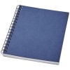 Desk-Mate® A6 colour spiral notebook in Dark Blue