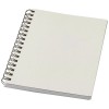 Desk-Mate® A6 colour spiral notebook in Ivory White