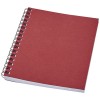 Desk-Mate® A6 colour spiral notebook in Red