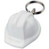 Kolt hard hat-shaped recycled keychain in White