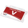 Vega recycled plastic card holder in Frosted Clear
