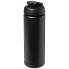 Baseline Rise 750 ml sport bottle with flip lid in Solid Black