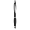 Curvy ballpoint pen with metal barrel in Solid Black