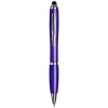 Curvy stylus ballpoint pen in Purple