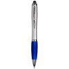 Curvy stylus ballpoint pen in Silver