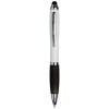 Curvy stylus ballpoint pen in White
