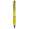 Curvy ballpoint pen in Yellow
