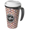Brite-Americano® Grande 350 ml mug with spill-proof lid in Solid Black