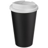 Americano® Eco 350 ml recycled tumbler with spill-proof lid in White