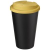 Americano® Eco 350 ml recycled tumbler with spill-proof lid in Yellow
