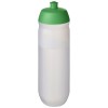 HydroFlex™ Clear 750 ml squeezy sport bottle in Green