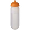 HydroFlex™ Clear 750 ml squeezy sport bottle in Orange
