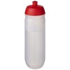 HydroFlex™ Clear 750 ml squeezy sport bottle in Red