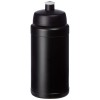 Baseline 500 ml recycled sport bottle in Solid Black