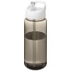 H2O Active® Octave Tritan™ 600 ml spout lid sport bottle in Charcoal