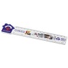 Tait 15 cm house-shaped recycled plastic ruler in White