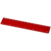 Refari 15 cm recycled plastic ruler in Red