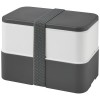 MIYO double layer lunch box in Grey
