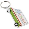 Tait van-shaped recycled keychain in White