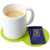 Sidekick plastic coaster in Lime
